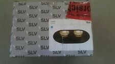SLV 113110 HORN 2 TURNO GU10 Deckeneinbauleuchte oval mattschwarz max. 2x50W UR