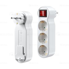 2STK Steckdosenleiste 3 Fach