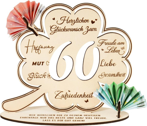 Geldgeschenke zum - , 60