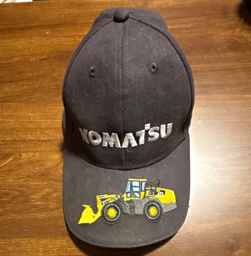 Komatsu basecap schwarz - schwarz, mit