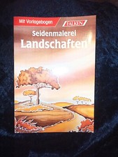 Seidenmalerei Landschaft mit