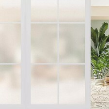 13,86€/m² Milchglasfolie Fenster Folie ✅ 3 FARBEN ✅ Sicht- Blendschutz ✅ Design