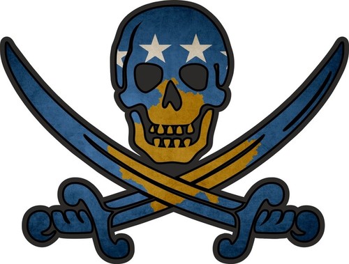 Aufkleber pirat jack rackham - pirat,