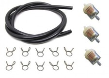 Benzinschlauch Schwarz Federklemme Filter Set für Yamaha Aerox / MBK Nitro