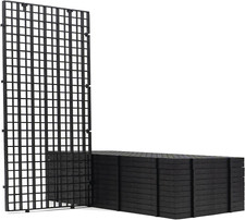 12 Stück 15X30CM Aquariumgitter Aus Kunststoff, Aquarium Trennwand, Aquariumteil