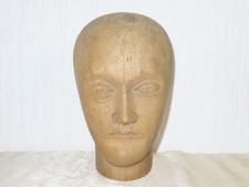 Antiker Schaufenster Puppen Kopf Hutmacher Kopf Perückenkopf!