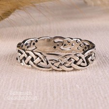 Silberring Bandring Keltische