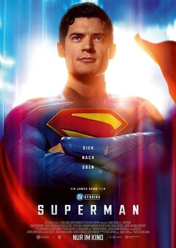Superman 2025 kinoplakat - superman,