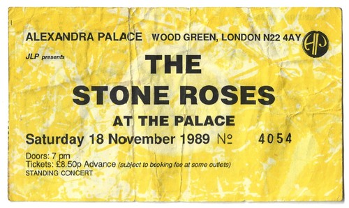 Viintage stone roses ticket - viintage,