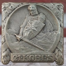 Kappenabzeichen Ku.K 21. Korps