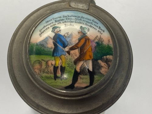Antiker bierhumpen krug glas - antiker,