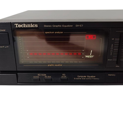 Vintage technics graphic - technics, sh-e7