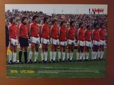 1. FC Köln,Mannschaftsfoto,1. BL,Dt. Meister 1978,Kicker,DIN A4,ungeklebt⚽?