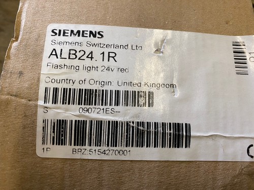 Siemens alb24 blitzleuchte - alb24.1r,