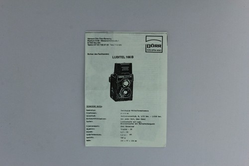 Lubitel 166 anleitung - 166,
