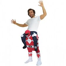 Rotes Power Ranger Huckepack