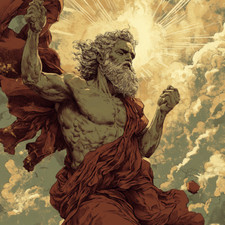 Wandtattoo Aufkleber Zeus Gott