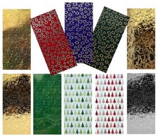 1 Wachsplatte Muster Effektwachsplatte Grösse ca. 200x100x0,5mm Weihnachten