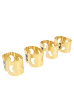 Leonardo serviettenring gold - serviettenring,