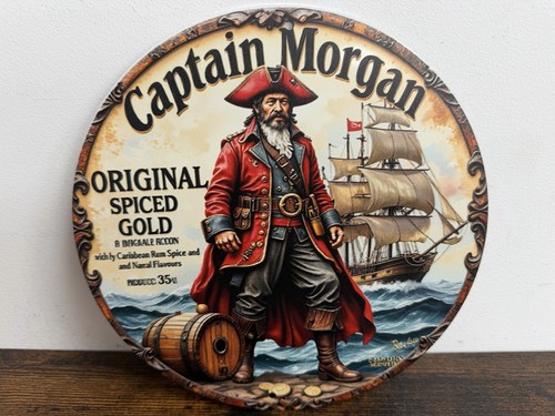 Blechschild whisky captain - blechschild,