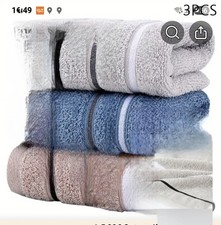 g 3er-Set Mittelgroße Handtücher fürs Badezimmer 32x66 cm