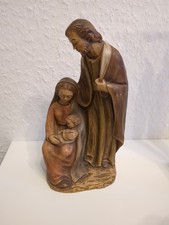Holzfigur Heilige Familie
