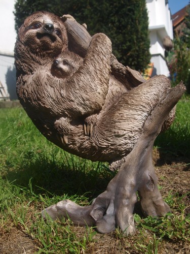 Gartenfigur faultier deko - gartenfigur,
