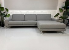 Rolf Benz Ego Sofa Stoff Grau