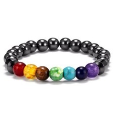 Armband "Magnetic Stone" Chakra Edelsteine | Nonbook | 4045173407443