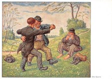 859813) Künstler AK Otto Quante Minden - Frühlingstanz 