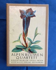 Altes Quartett Alpenblumen -