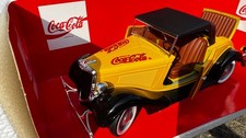 Solido 9502 Coca-Cola Modellauto Metall Ford Roadster Gelb 1936 in OVP 1:18