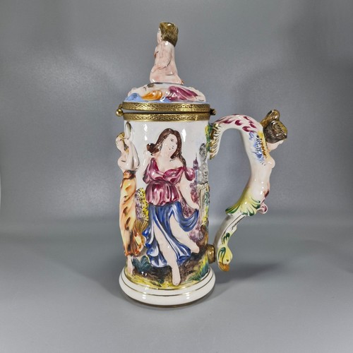 Capodimonte porzellan krug - capodimonte.,