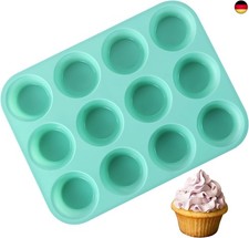 FZSECRIU Muffinform Silikon, Muffinform Blech, Muffins Backform, Muffinblech