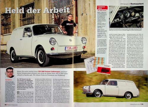 Oldtimer praxis 2015 - praxis, vw