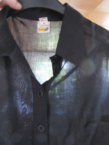 Tru vintage bluse lang - tru, kragen