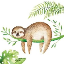 20 Servietten Cute Sloth