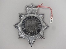 Bobby Helm Abzeichen british police helmet plate  # 12