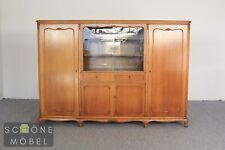 Chesterfield Schrank Landhausstil Vitrine Vintage  Glasschrank Geschirrschrank