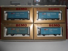 Bemo 7482 100  HOm Wagen Set 4 teilig  Gleichstrom im  O. Karton    s. Fotos