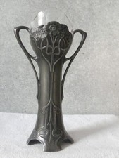 Zinn Vase Jugendstil mit