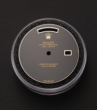 Rolex 36mm Individueller Onyx-Zifferblatt Für Day-Date & Präsidenten Uhren