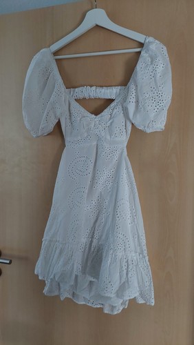 Weißes sommerkleid mit - weißes,
