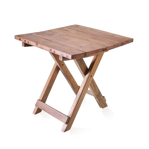 Klapptisch teakholz upcycling - klapptisch,