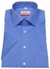 Marvelis Kurzarmhemd Modern Fit Chambray blau - ohne OVP