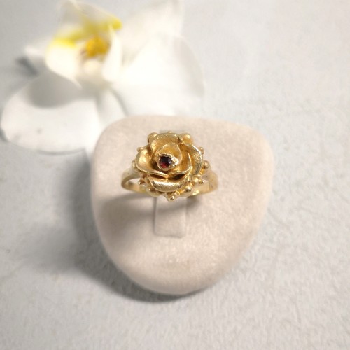 Granat rosen ring rosenschmuck - granat,