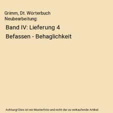 Grimm, Dt. Wörterbuch