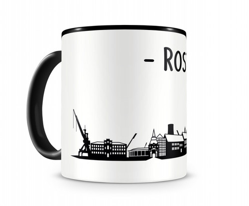 Rostock skyline tasse - skyline,