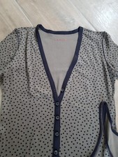 MARC CAIN Twin-Set Grau Schwarz 2 Teile  Gr. N2