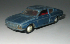 Modell / Automodell Audi 100 Coupe S blau metalic Maßstab 1/66 Scale Schuco